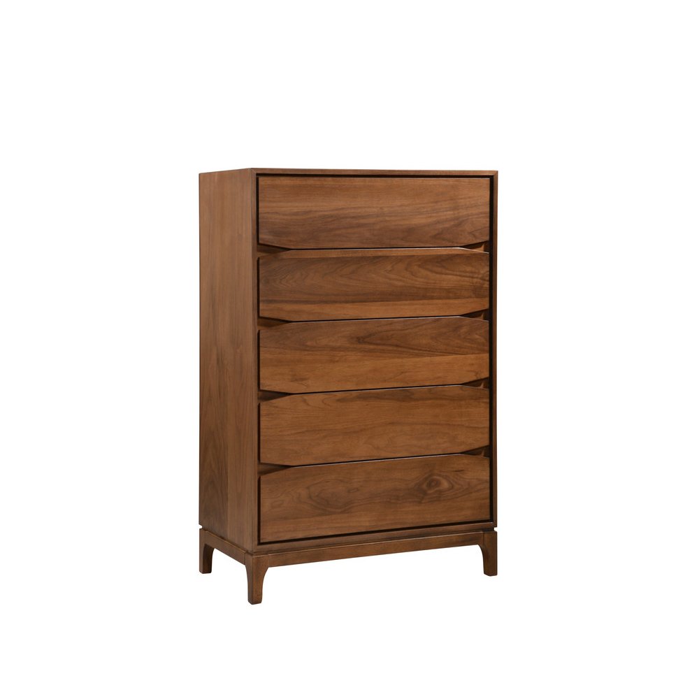 Monte Wooden Chest In Walnut Color