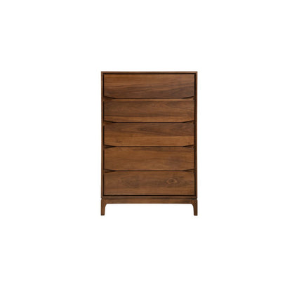 Monte Wooden Chest In Walnut Color