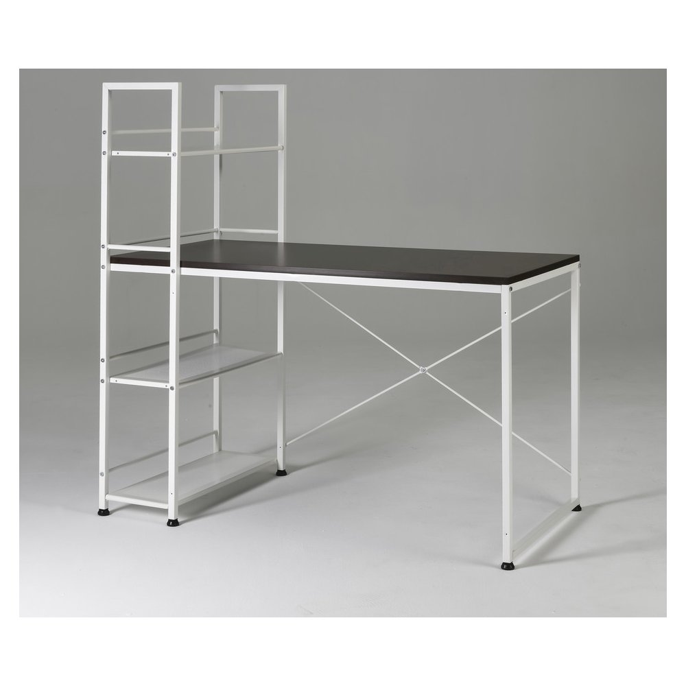 Smart Reversible Wooden Desk And Bookshelf Set
