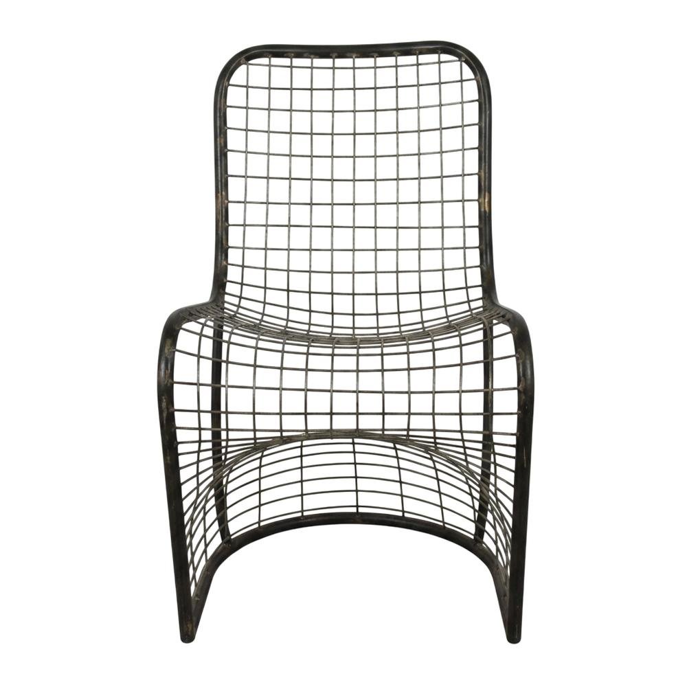 Woven Metal S-Chair