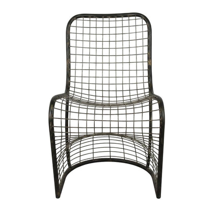 Woven Metal S-Chair