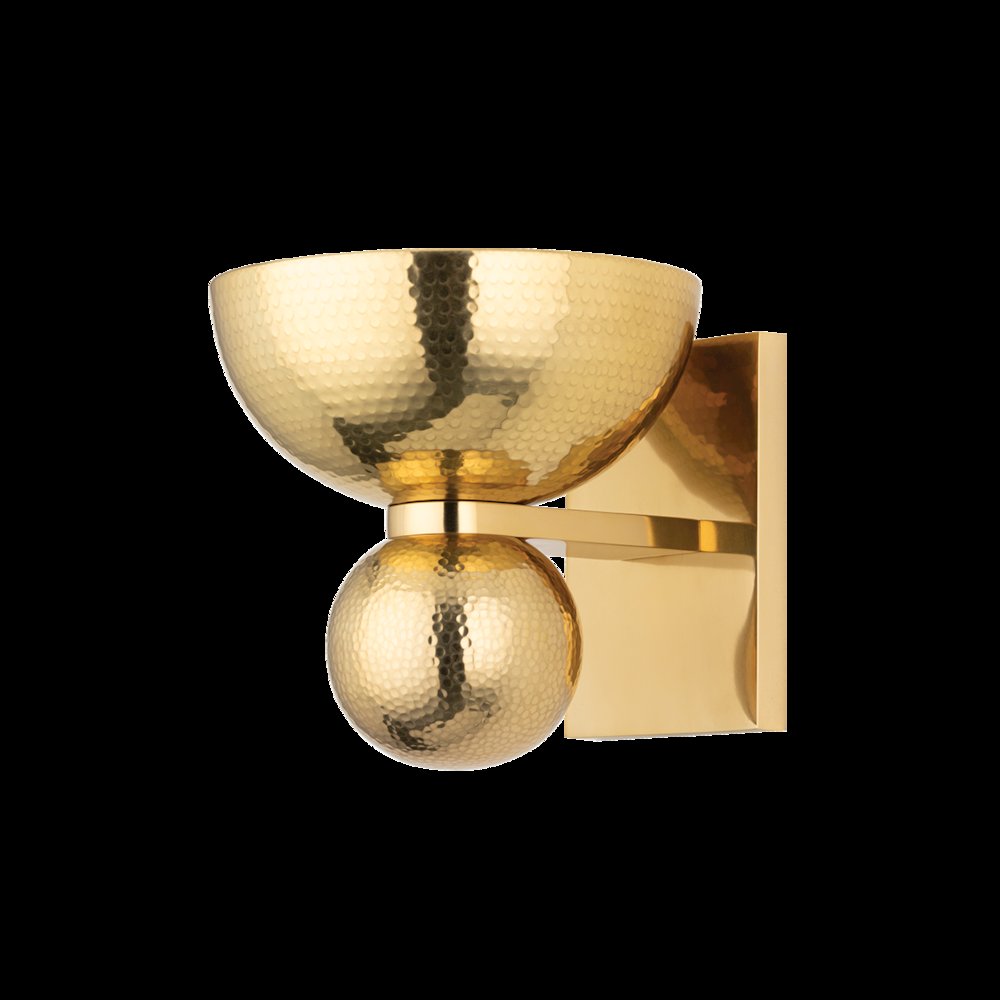 Catania Wall Sconce, Vintage Brass