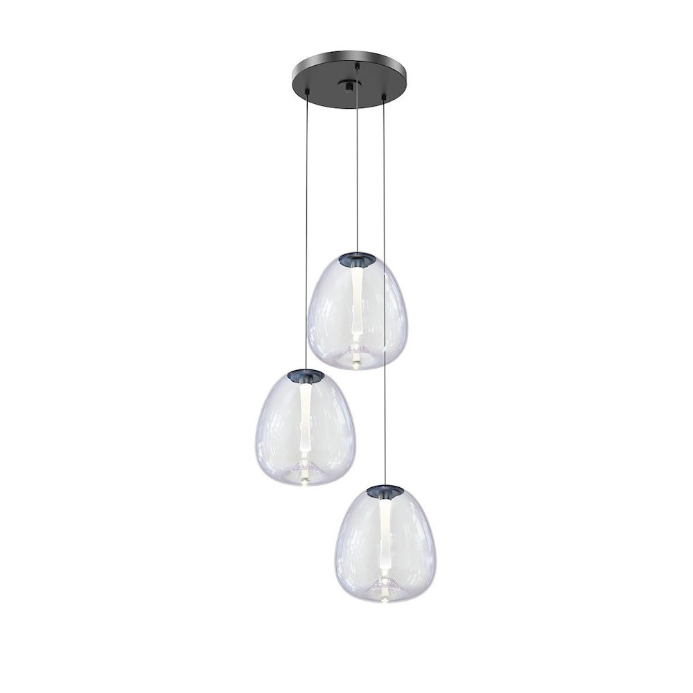 Mela Pendant, Satin Black