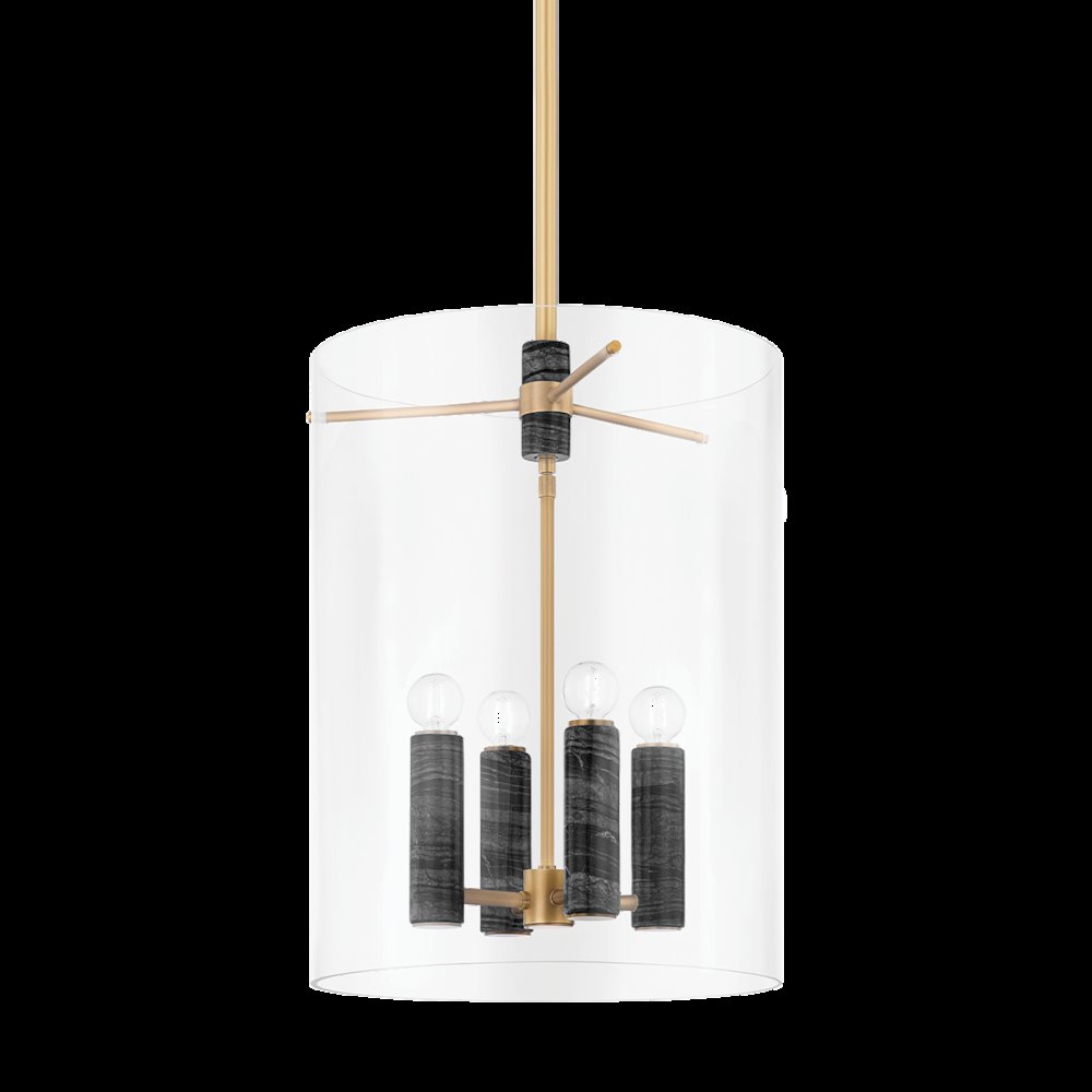 Adonis Lantern, Vintage Brass