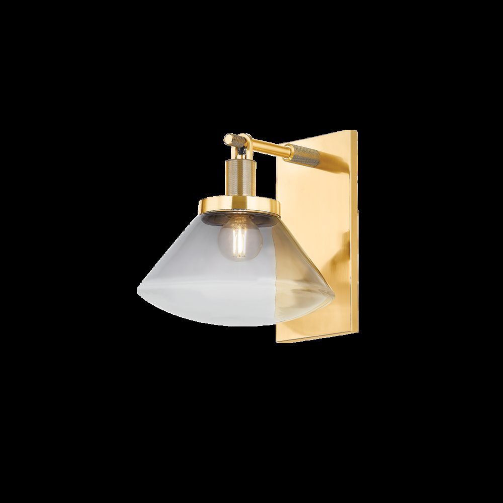 Mendon Wall Sconce, Aged Brass