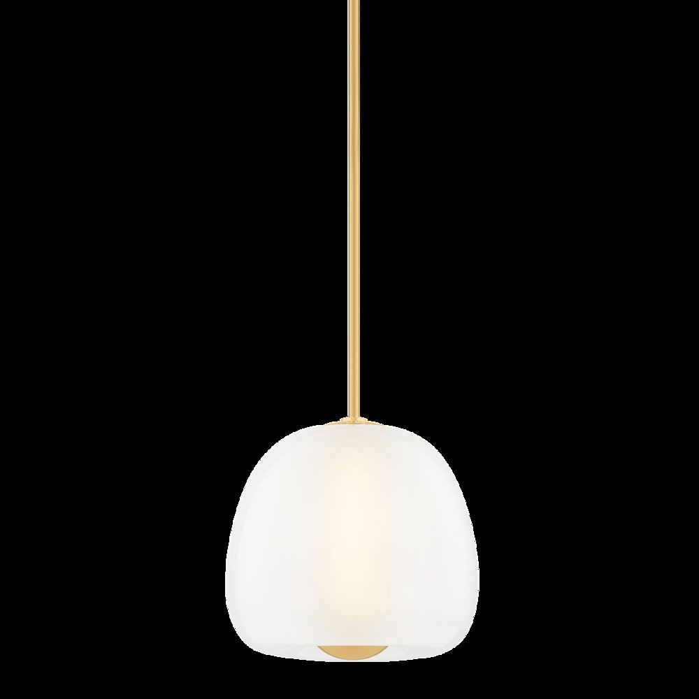 Scranton Pendant, Aged Brass