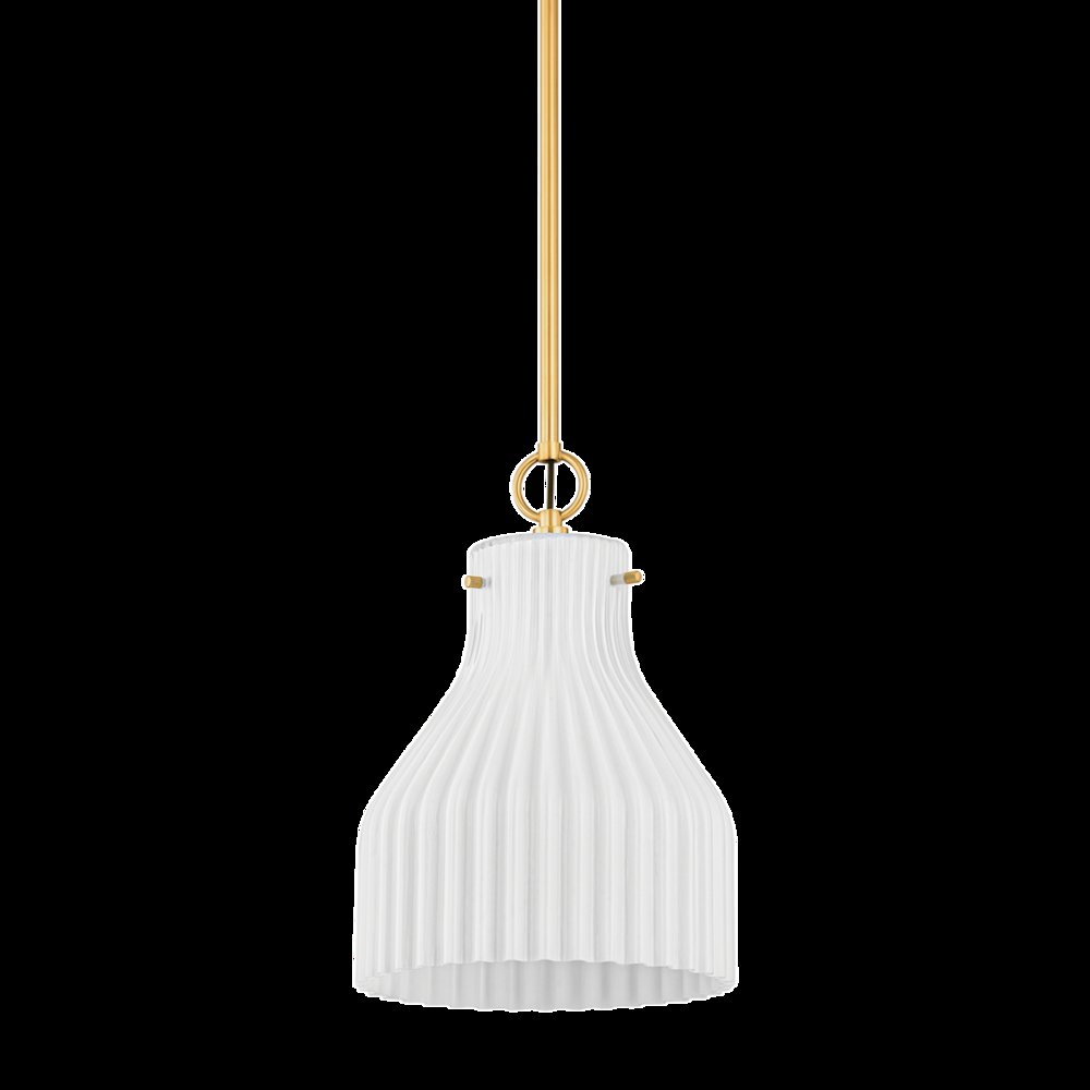 Corinthia Pendant, Aged Brass