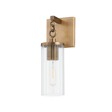 Yucca Exterior Wall Sconce, Patina Brass