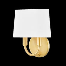 Clair Wall Sconce, Aged Brass