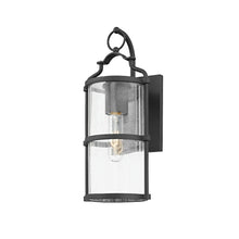 Burbank Exterior Wall Sconce, Texture Black