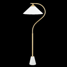 Bianca Floor Lamp, Aged Brass
