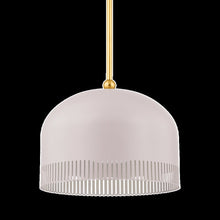 Liba Pendant, Aged Brass
