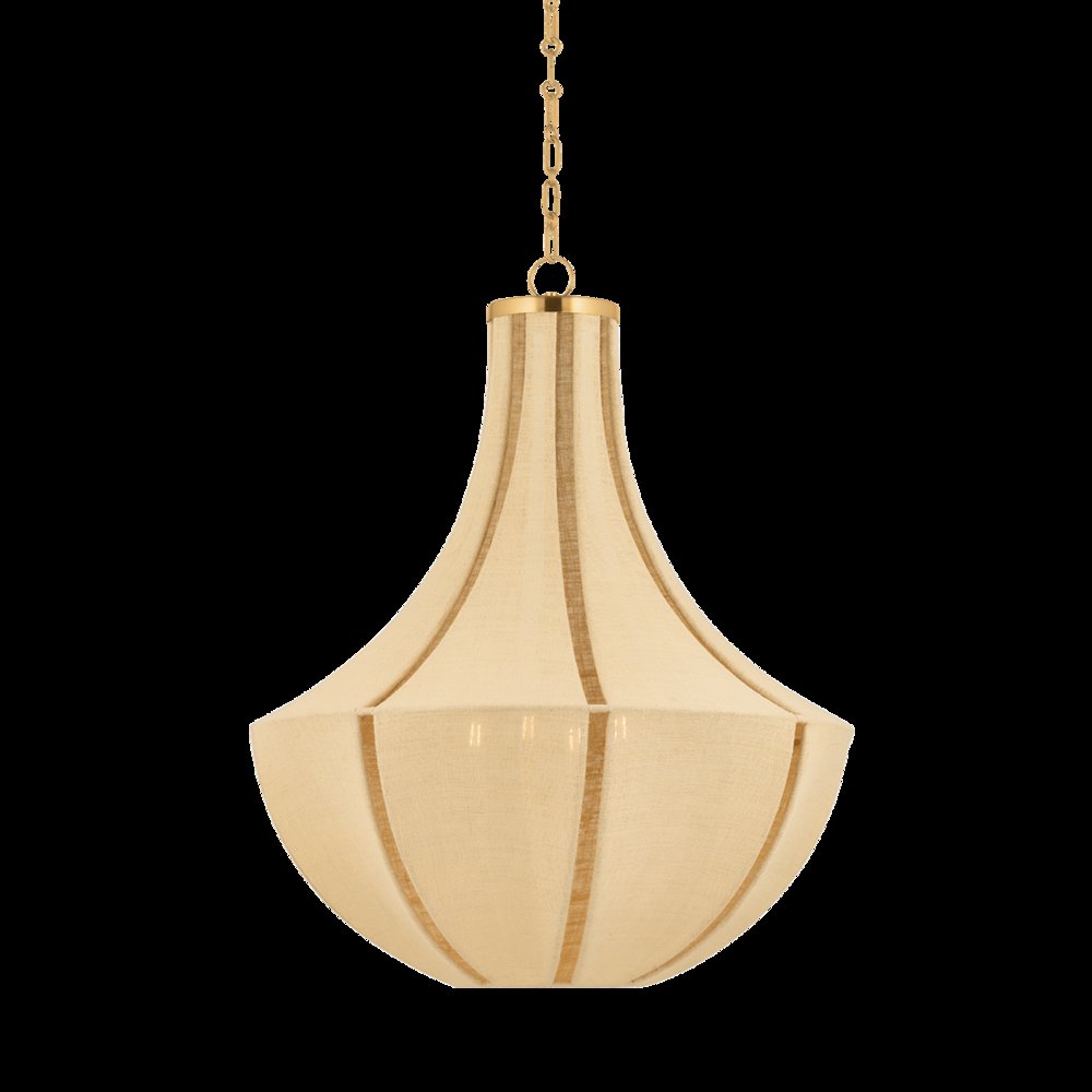Cascade Lake Pendant, Aged Brass