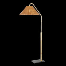 Lauren Floor Lamp, Aged Brass