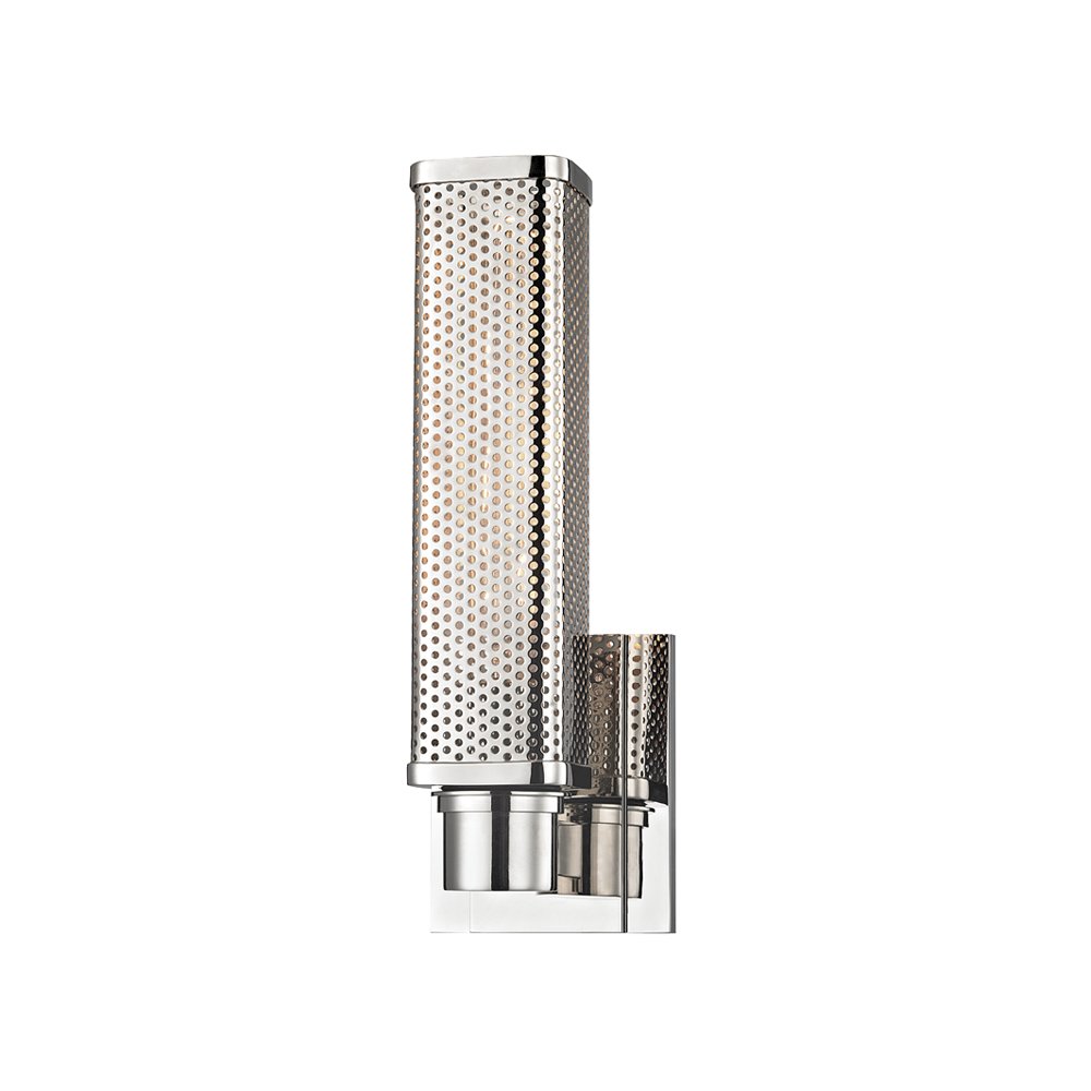 Gibbs Wall Sconce, Polished Nickel
