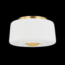 Ciela Flush Mount, Aged Brass