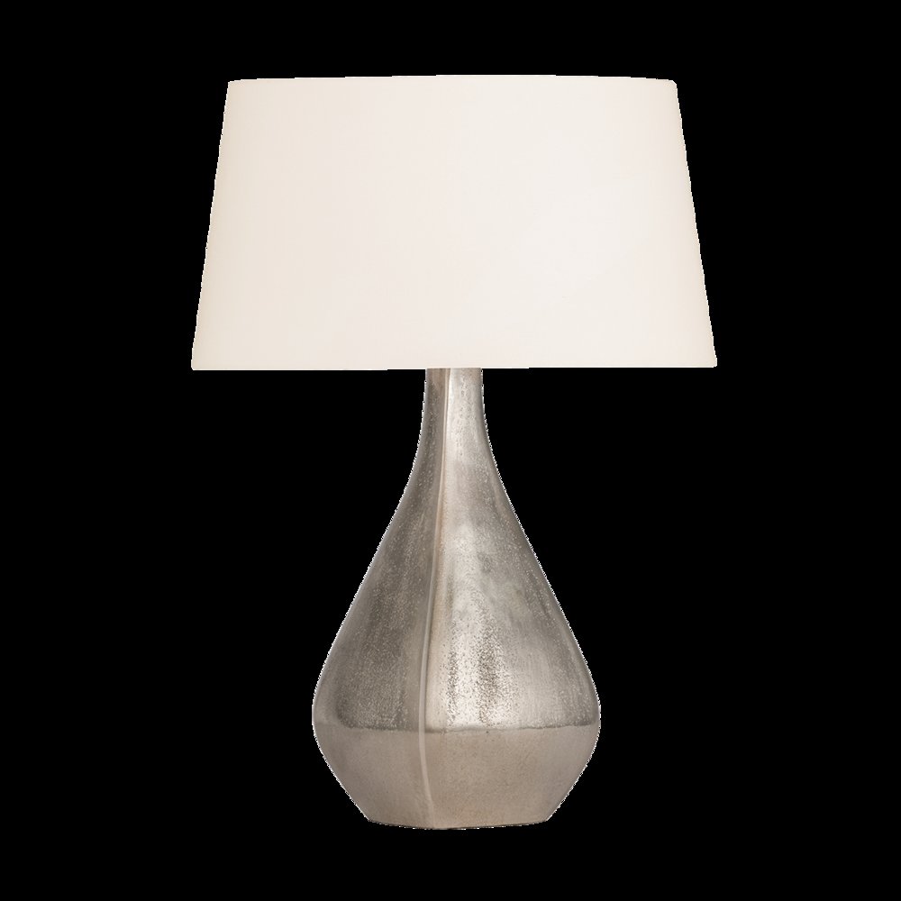 Fieldston Table Lamp, Warm Silver