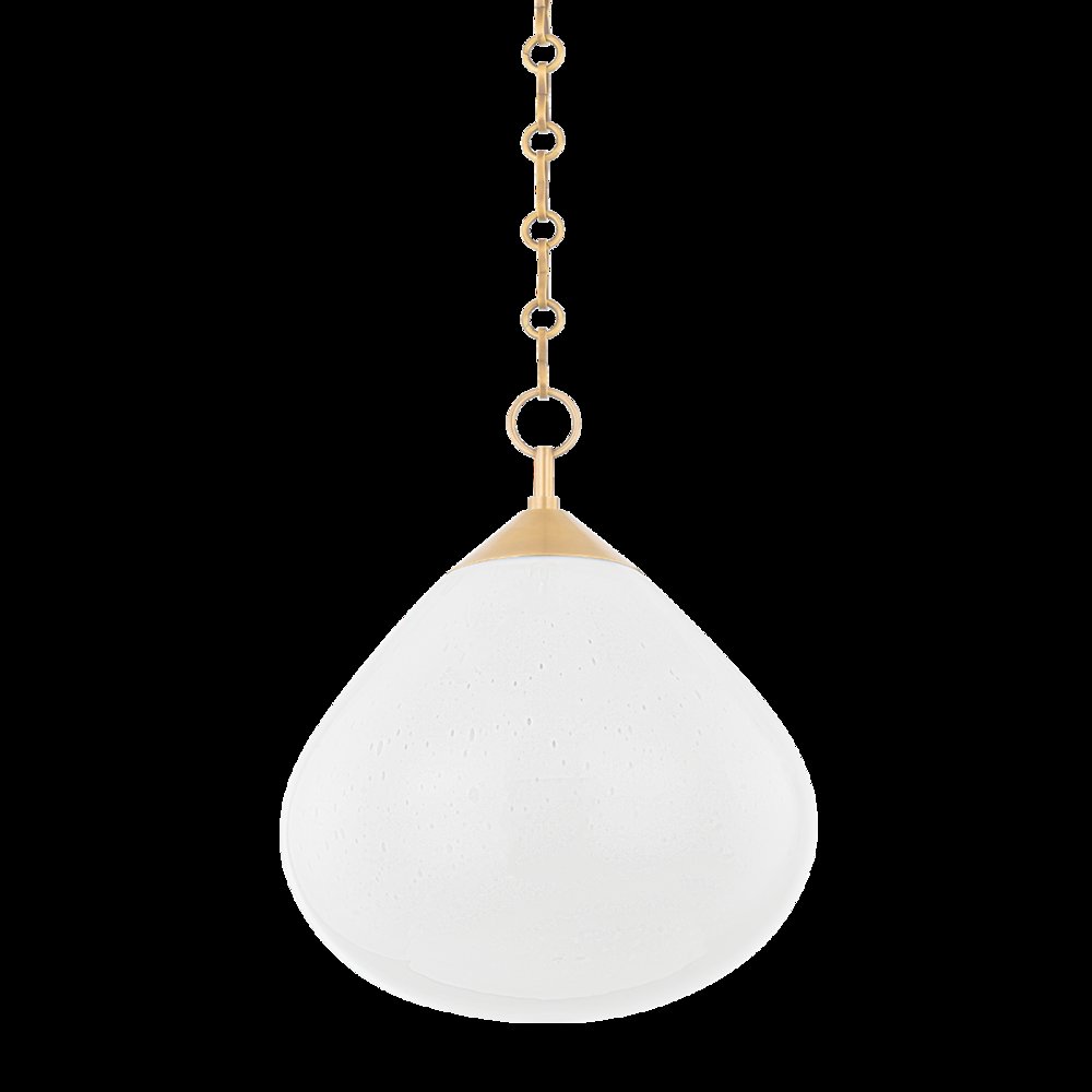 Semilla Pendant, Vintage Brass