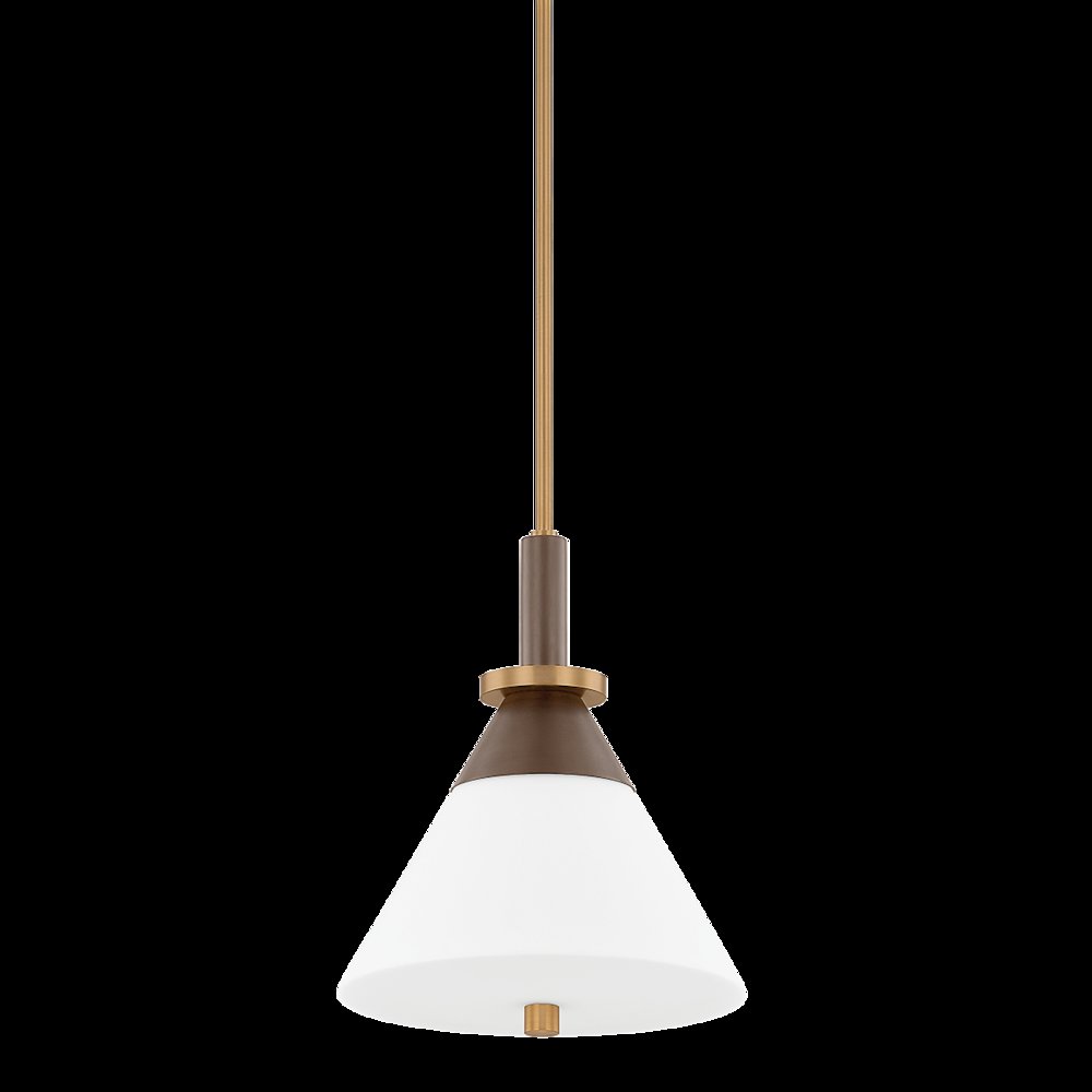 Staton Pendant, Patina Brass