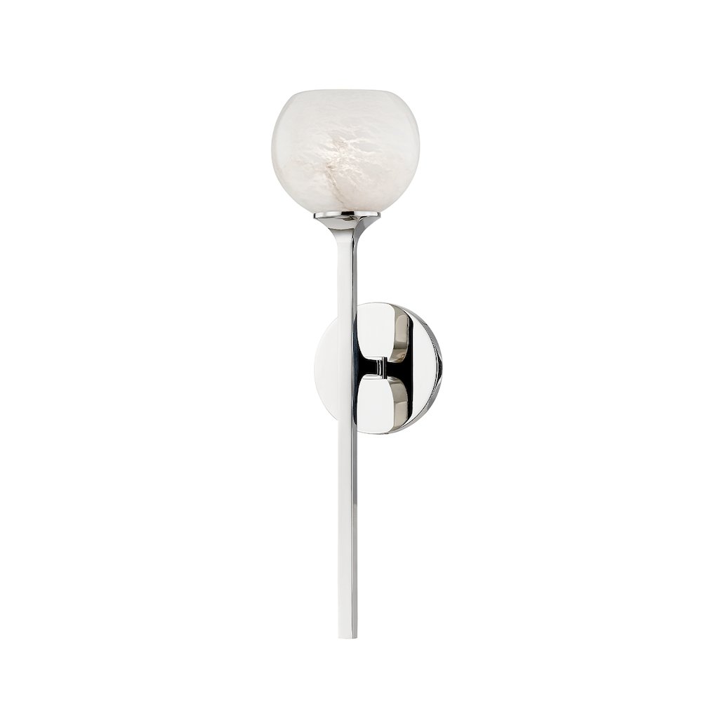 Melton Wall Sconce, Polished Nickel