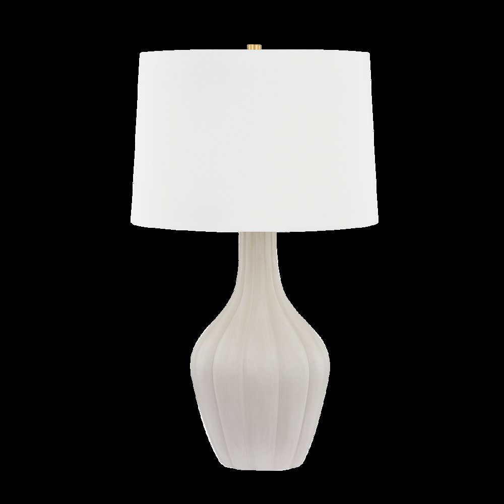 Glendora Table Lamp, Aged Brass
