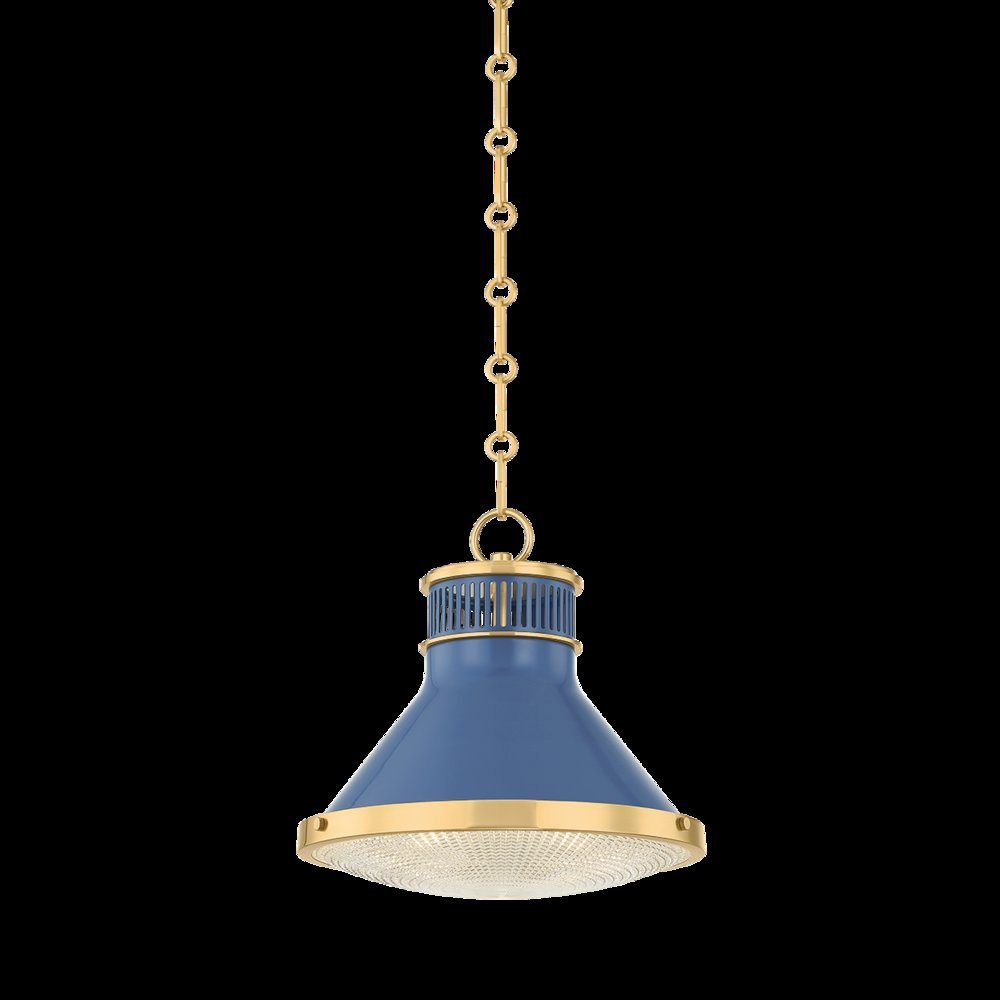Highclere Pendant, Aged Brass