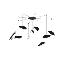 Papillons Pendant, Satin Black