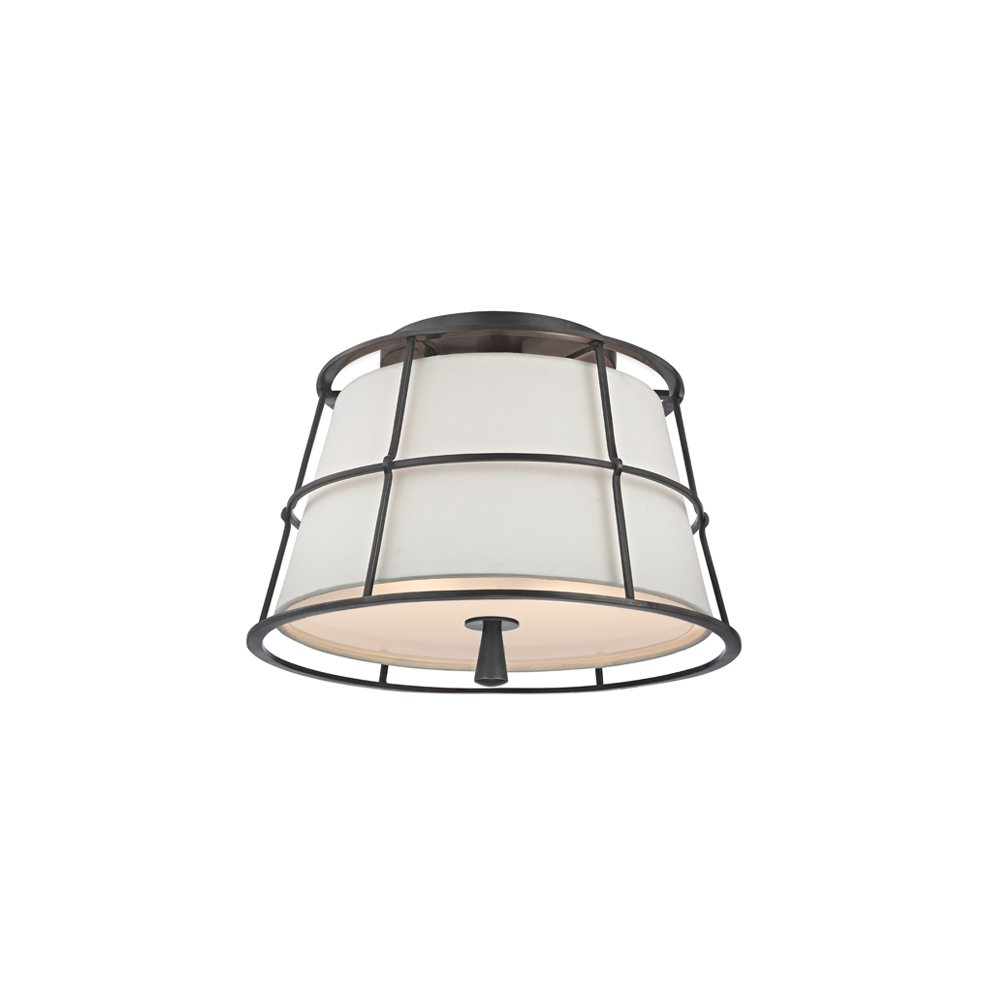 Savona Semi Flush, Old Bronze