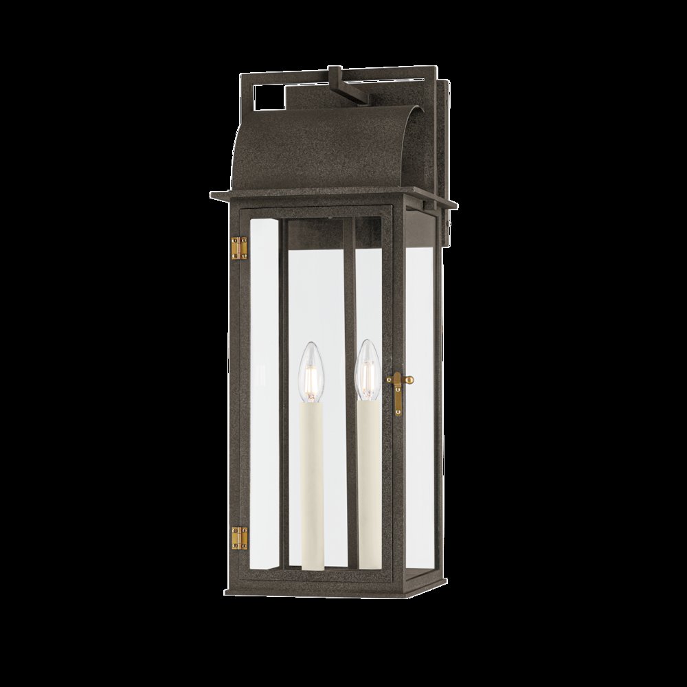 Bohen Exterior Wall Sconce, French Iron