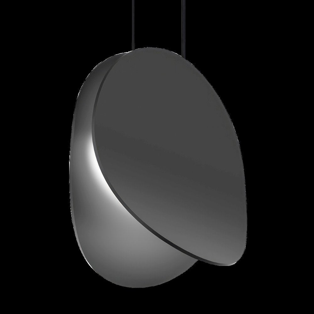 Malibu Discs Pendant, Satin Black