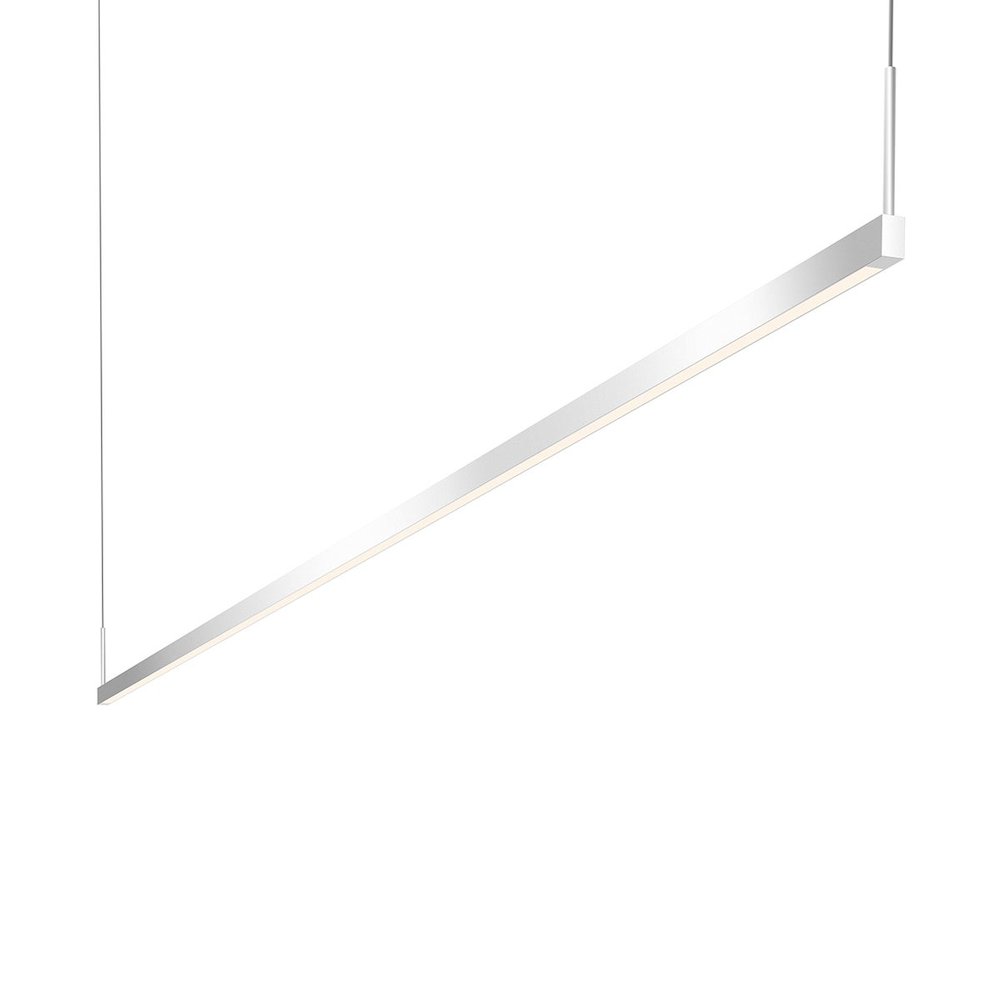 Thin-Line Pendant, Bright Satin Aluminum