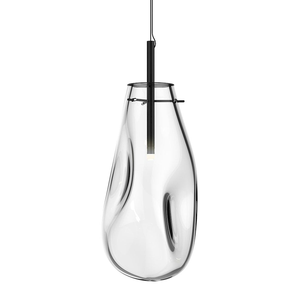 Liquid Pendant, Satin Black