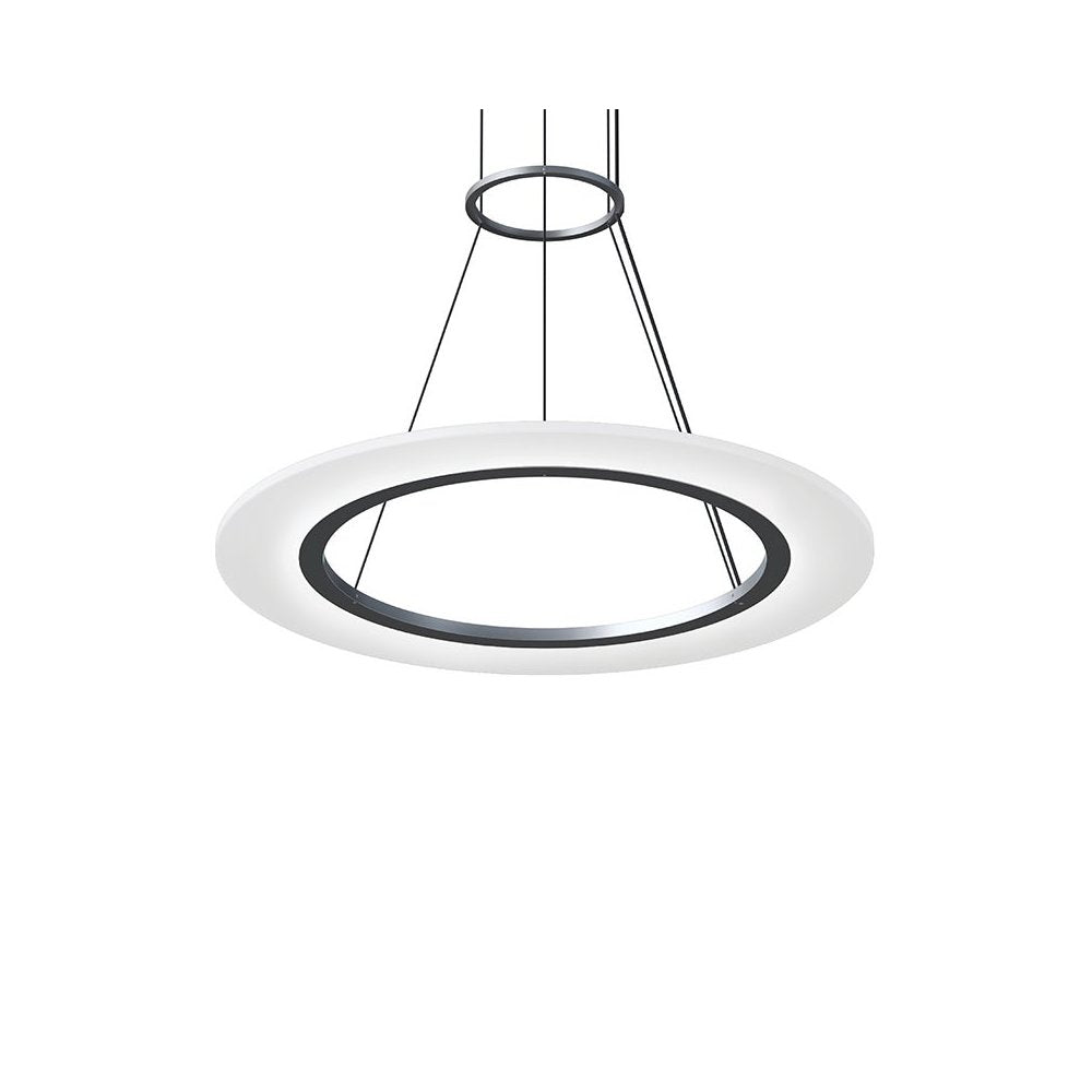 Arctic Rings Pendant, Bright Satin Aluminum