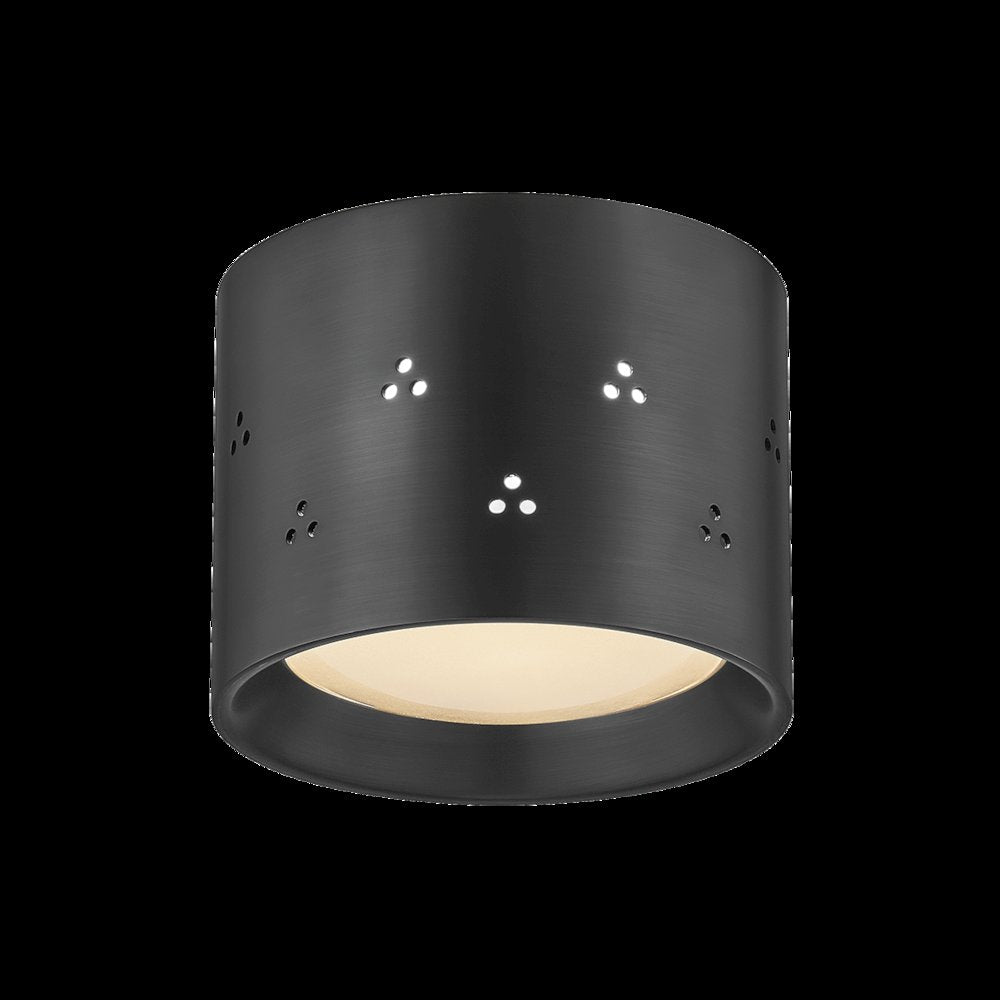 Edisto Flush Mount, Distressed Bronze
