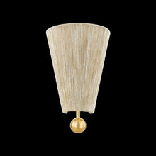 Song Wall Sconce, Aged Brass