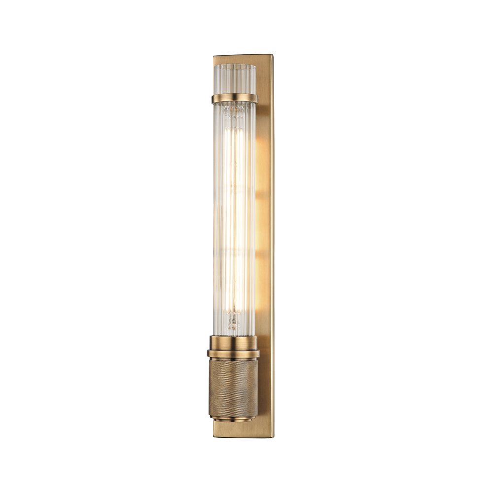 Shaw Wall Sconce, Aged Brass