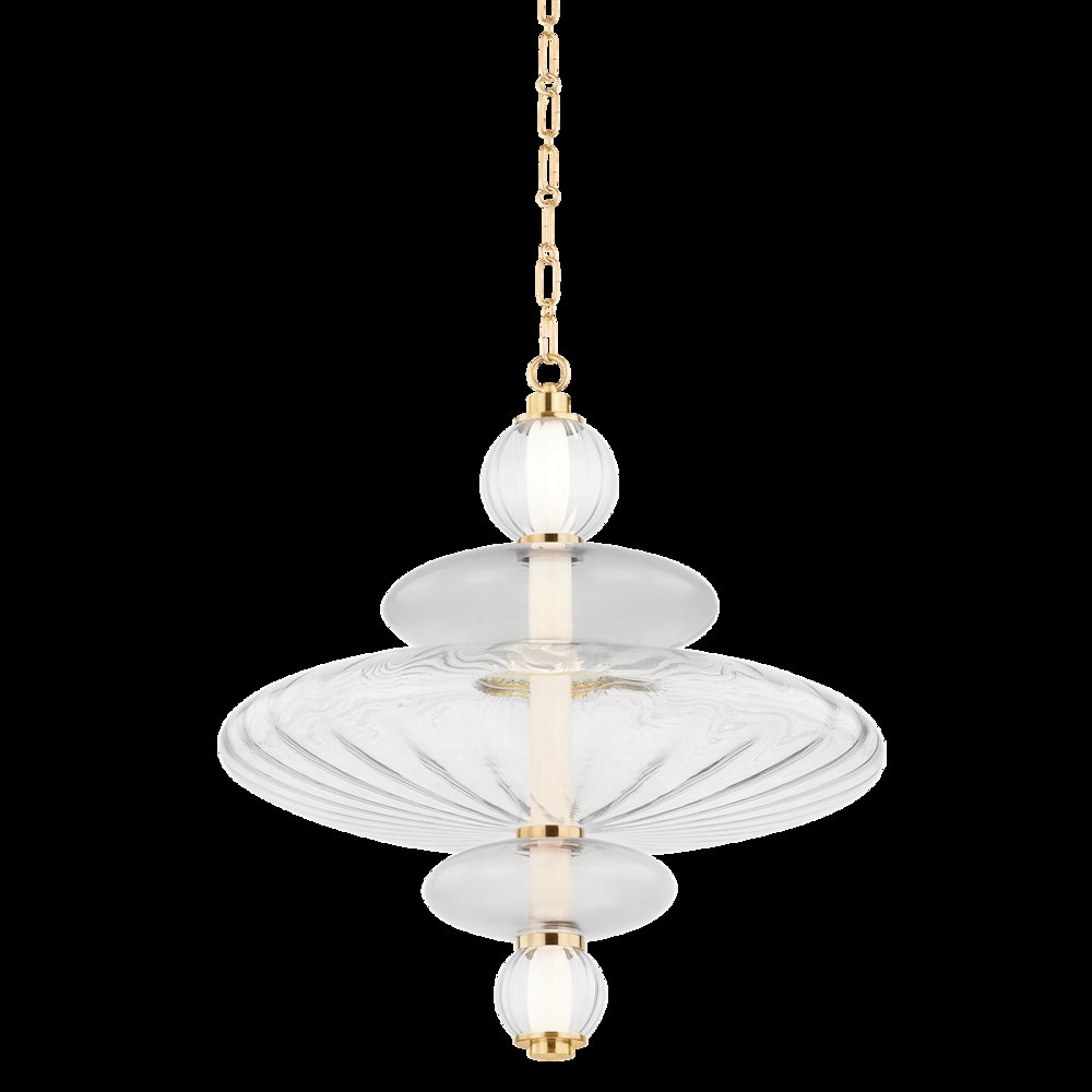 Williams Pendant, Aged Brass