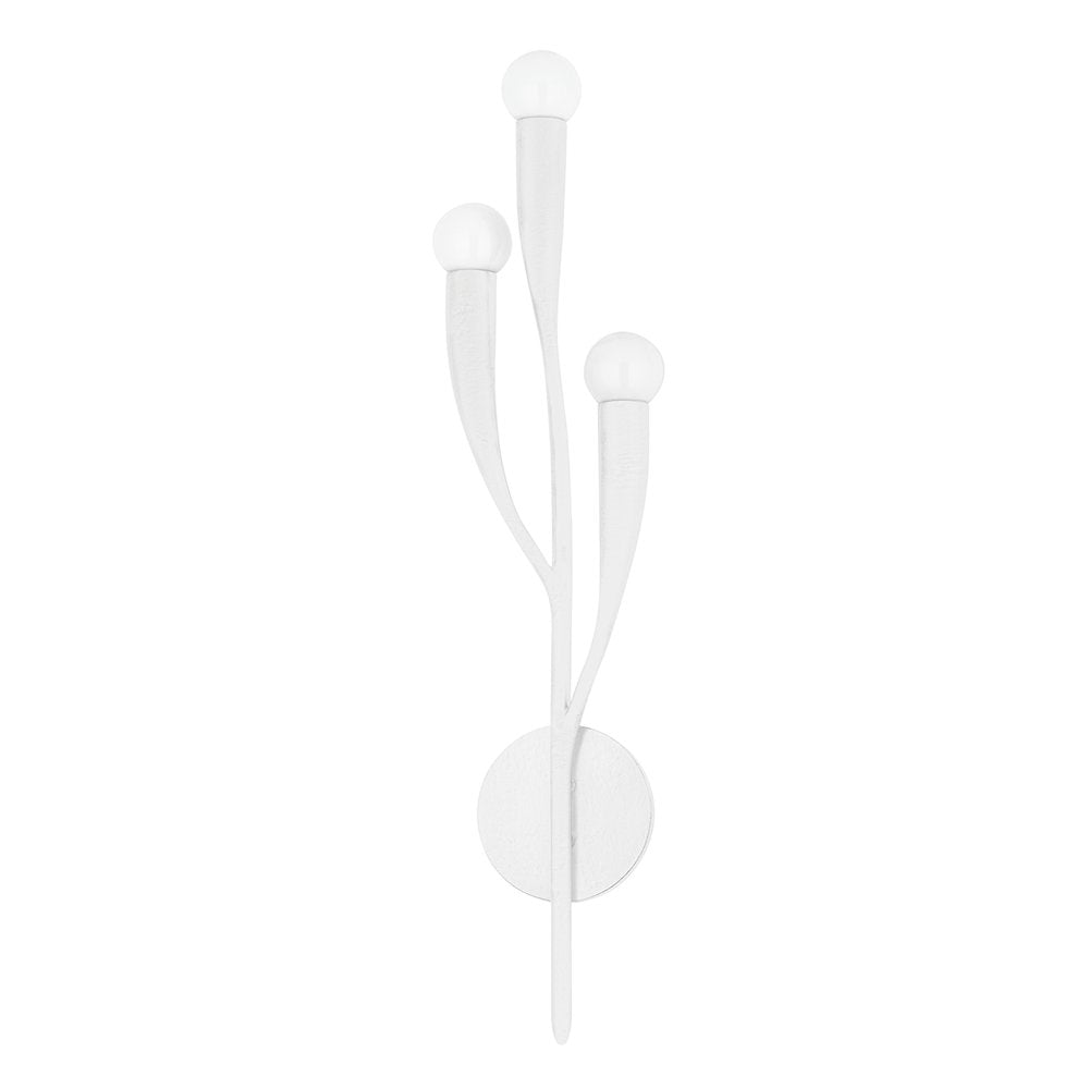 Labra Wall Sconce, White Plaster