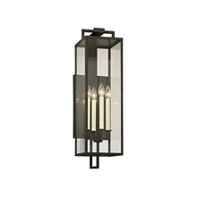 Beckham Exterior Wall Sconce, Forged Iron