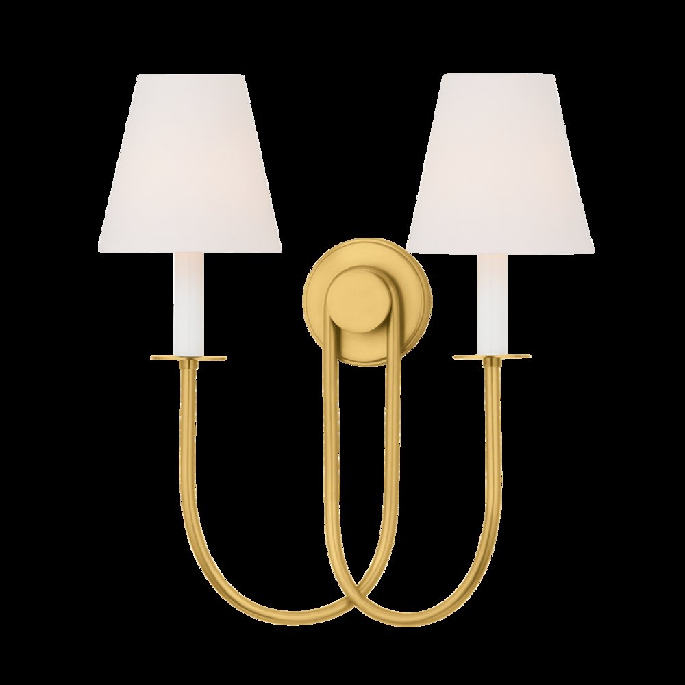 Midtown Wall Sconce, Aged Brass