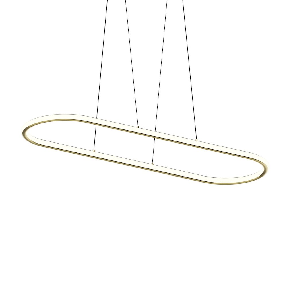 Luna Pendant, Brass
