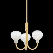 Estelle Chandelier, Aged Brass