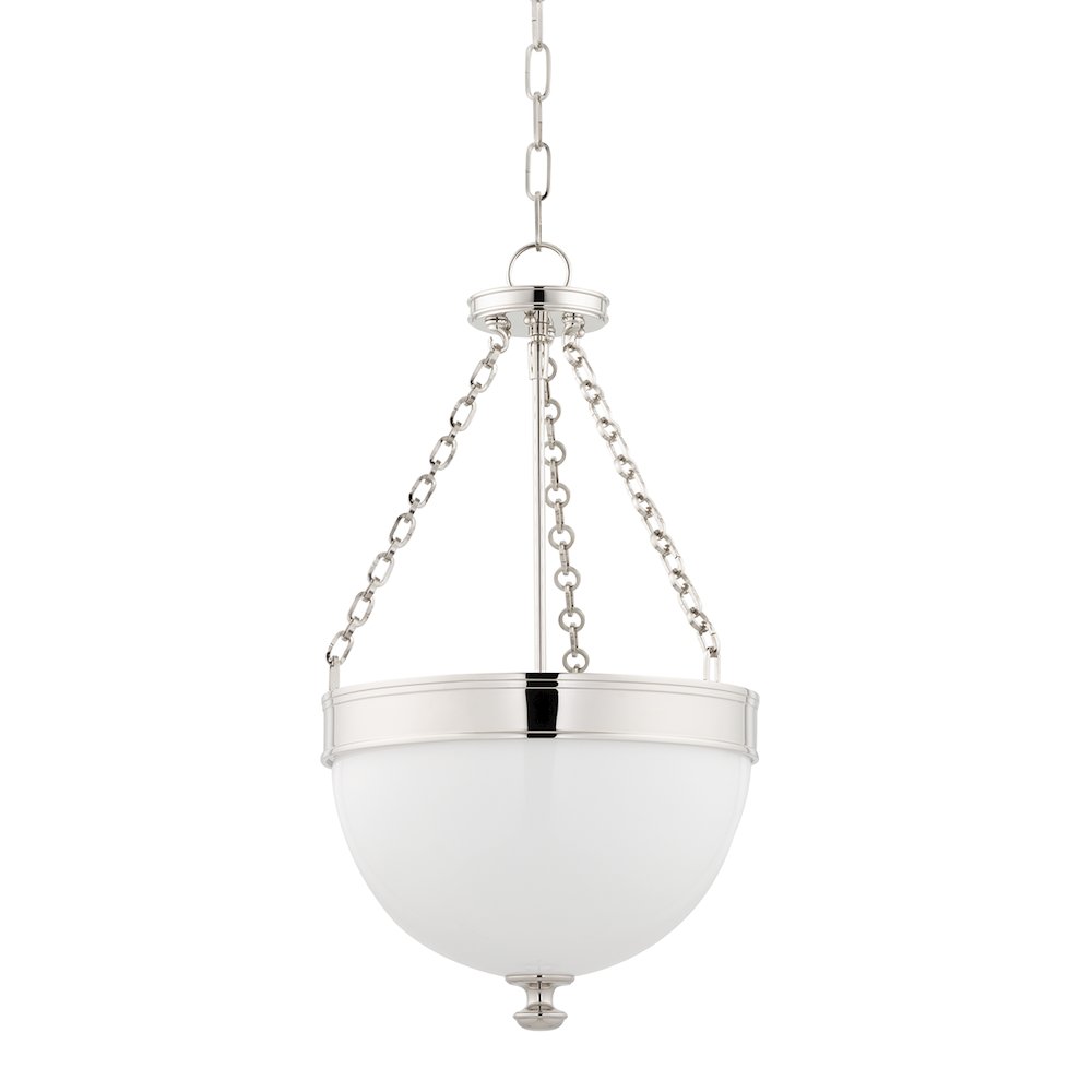 Barrington Pendant, Polished Nickel