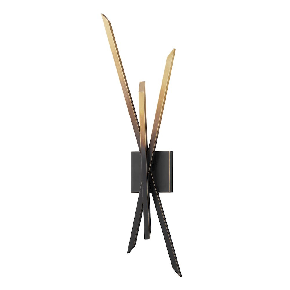 Gansevoort Wall Sconce, Gradient Brass