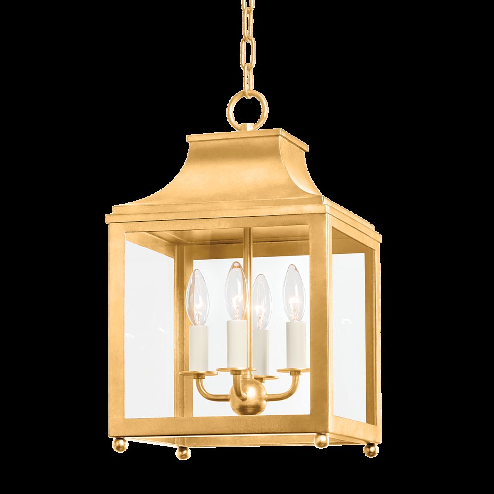 Leigh Pendant, Vintage Gold Leaf
