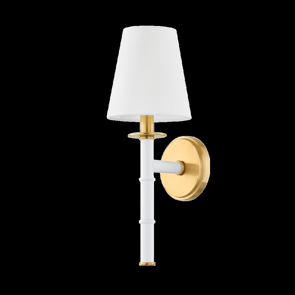 Banyan Wall Sconce, Aged Brass