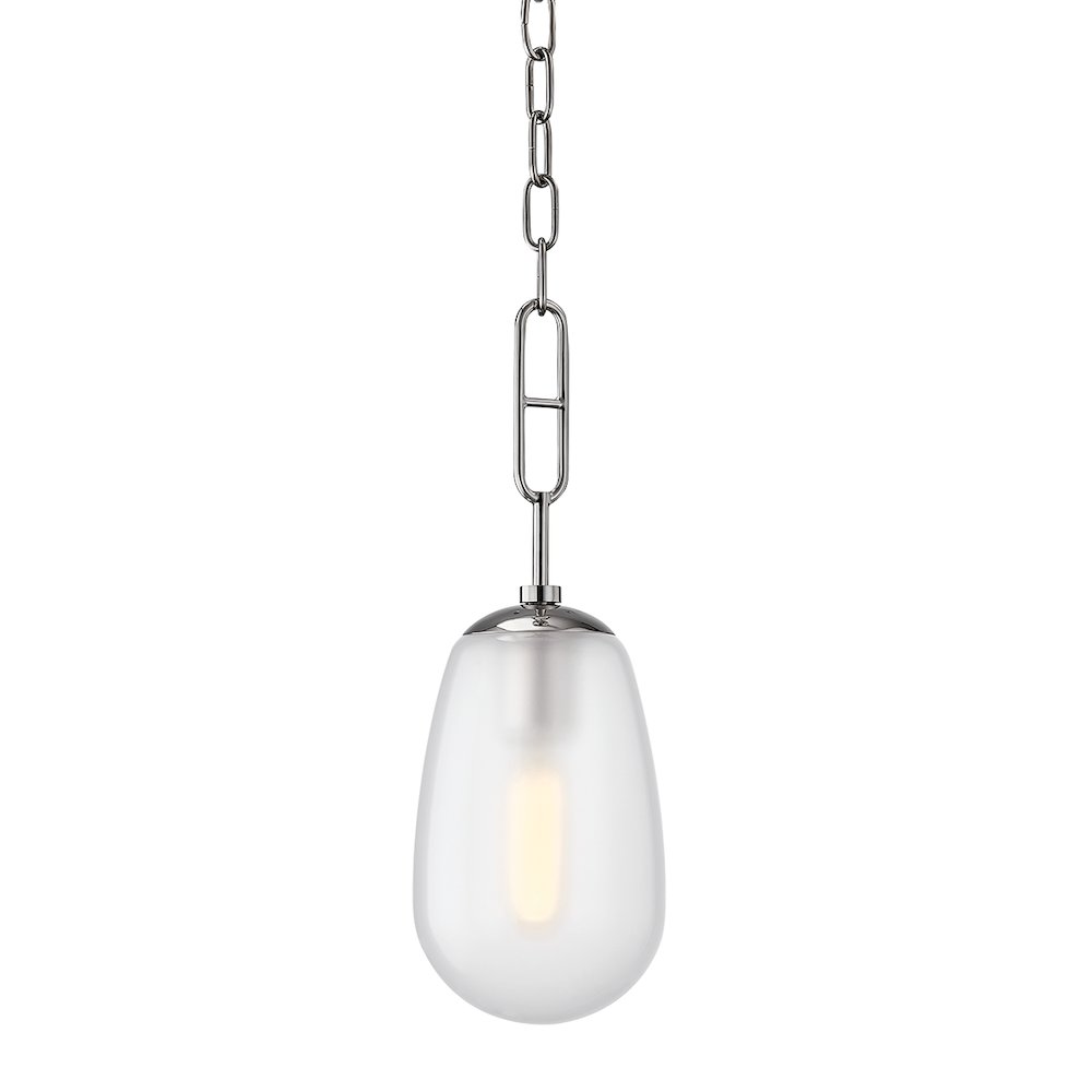 Bruckner Pendant, Polished Nickel
