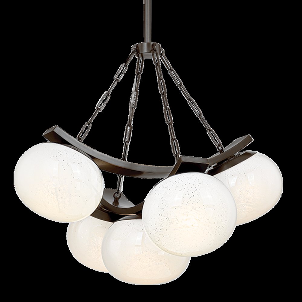 Duxbury Chandelier, Distressed Bronze