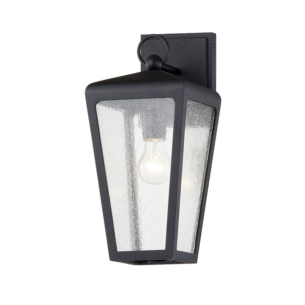 Mariden Exterior Wall Sconce, Textured Iron