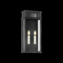 Gridley Exterior Wall Sconce, Texture Black